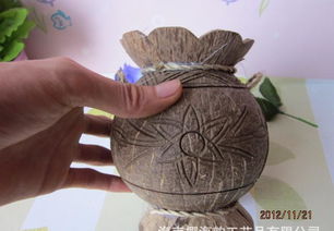 海南椰殼工藝品 椰雕筆筒的價格、廠家與日用品賞析